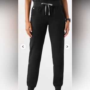 Figs Black Straight Leg Zamora Scrub Jogger